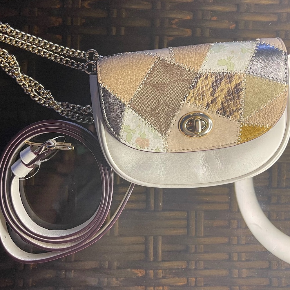 COACH patchwork belt bag